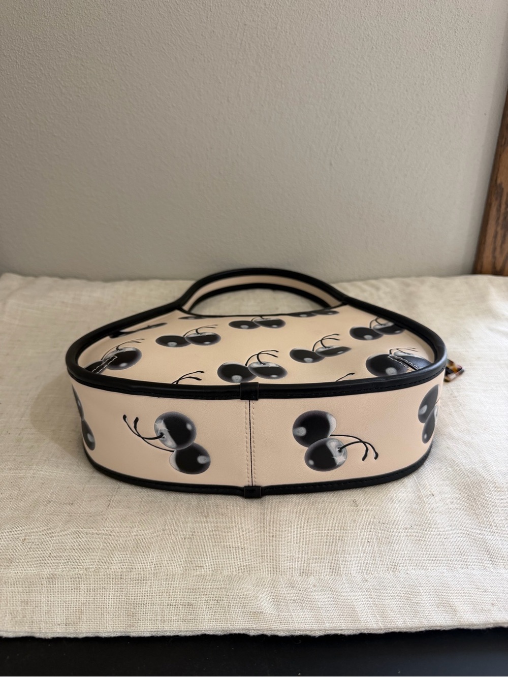 Coach Coachtopia Ergo Black Cherry Print Leather Shoulder Bag - Picture 6 of 12